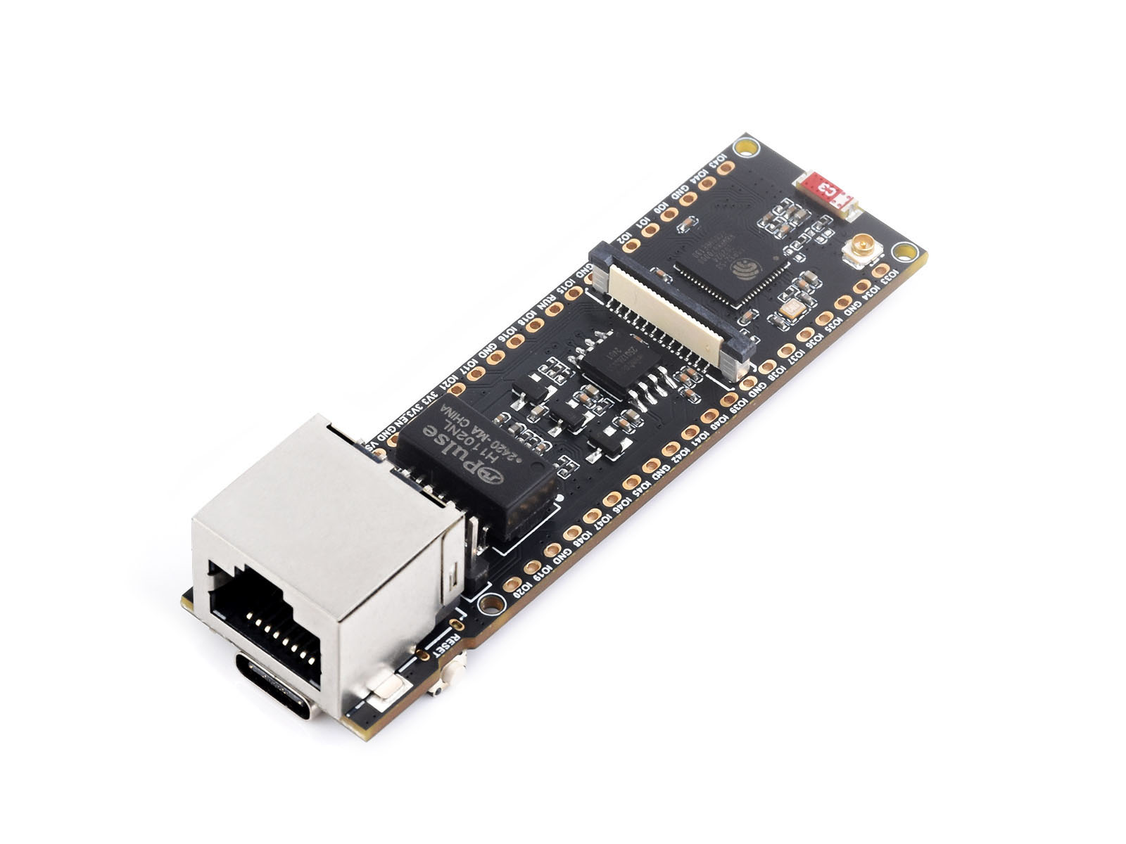 ESP32-S3 ETH Entwicklungsplatine, 10/100Mbps RJ45 Ethernet-Anschluss, Wi-Fi & Bluetooth Unterstützung, 240MHz Dual-Core Prozessor, ESP32 Ethernet Entwicklungsplatine